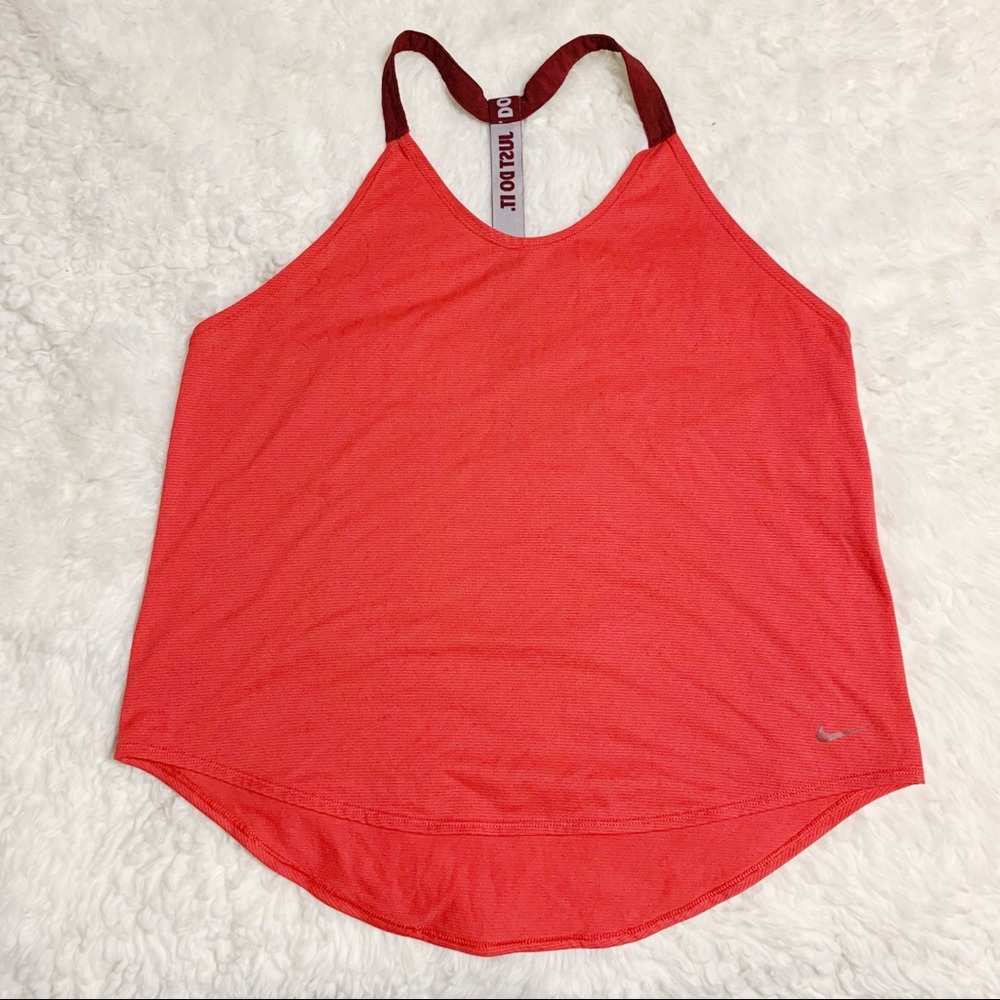Red Nike Just Do It Tank